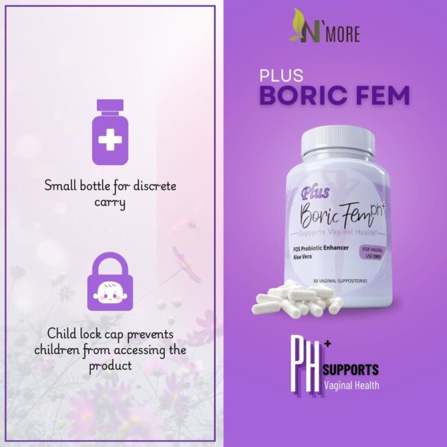 Boric Acid Vaginal Suppositories Plus Aloe Vera - Image 4